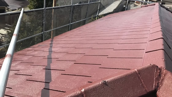 静岡県浜松市西区一般住宅 屋根の施工後画像