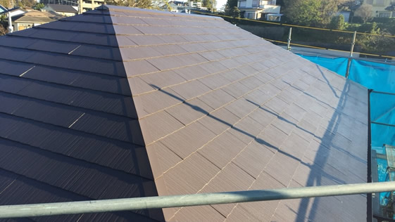 静岡県浜松市中区一般住宅 屋根の施工後画像