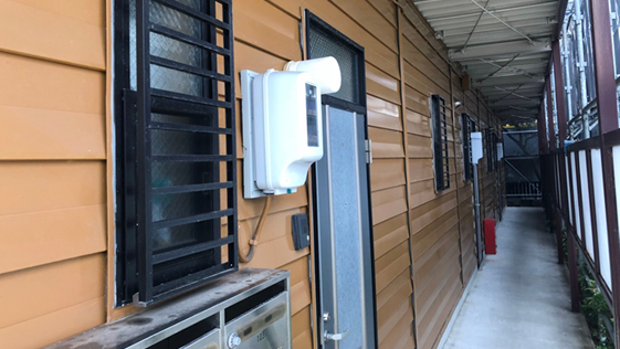 静岡県浜松市中区アパート 外壁の施工前画像