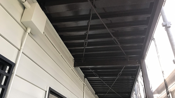 静岡県浜松市中区アパート 天井の施工後画像