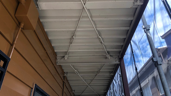 静岡県浜松市中区アパート 天井の施工前画像