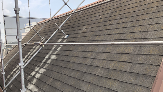 静岡県袋井市一般住宅 屋根の施工前画像