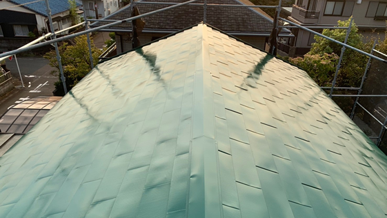 静岡県焼津市一般住宅 屋根の施工後画像