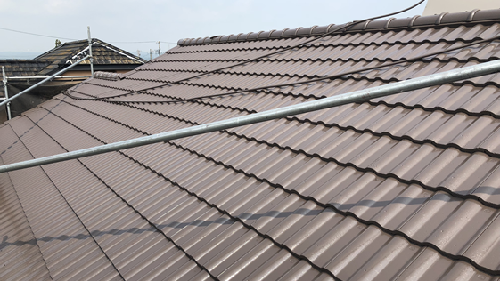 静岡県掛川市一般住宅 屋根の施工後画像