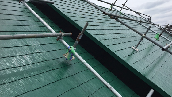 岐阜県岐阜市一般住宅 屋根の施工後画像