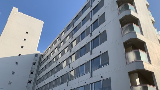 静岡県浜松市マンション 外観の施工前画像