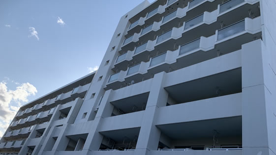 静岡県浜松市マンション 外観の施工前画像