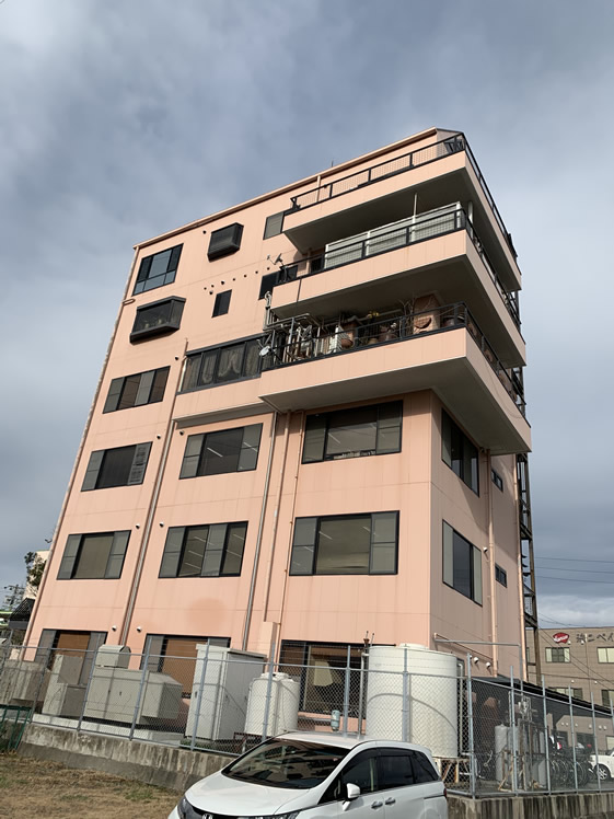 静岡県浜松市マンション 外観の施工前画像