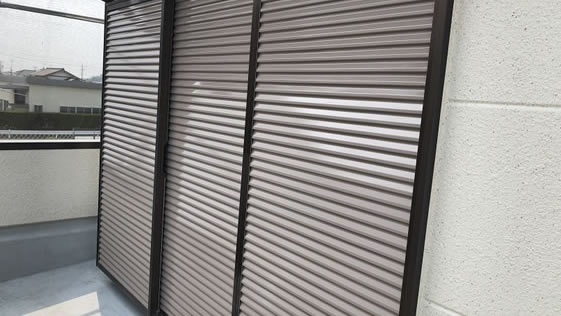 静岡県掛川市一般住宅 雨戸の施工後画像