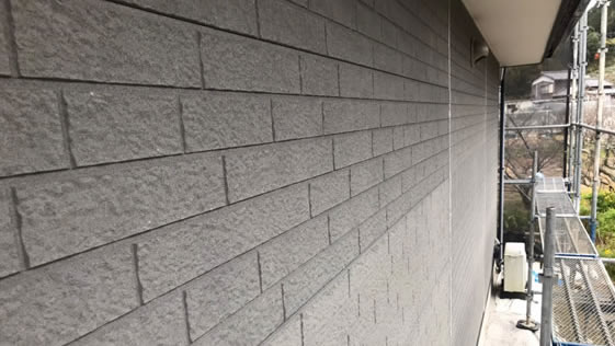 静岡県掛川市一般住宅 外壁の施工前画像