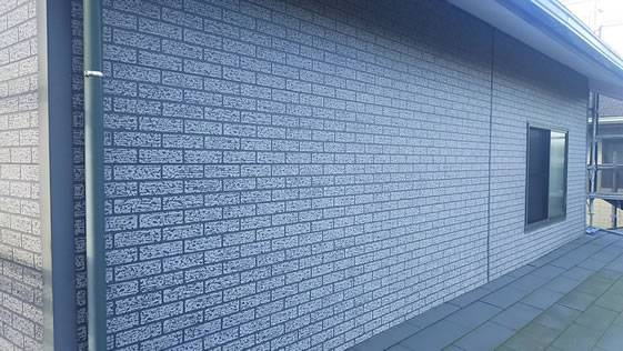 静岡県焼津市一般住宅 外壁の施工前画像