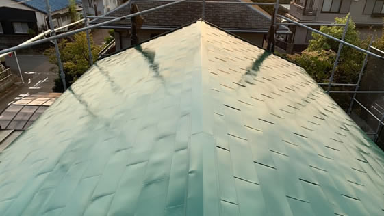 静岡県焼津市一般住宅 屋根の施工後画像