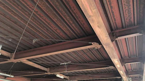 静岡県袋井市一般住宅 鉄骨の施工前画像