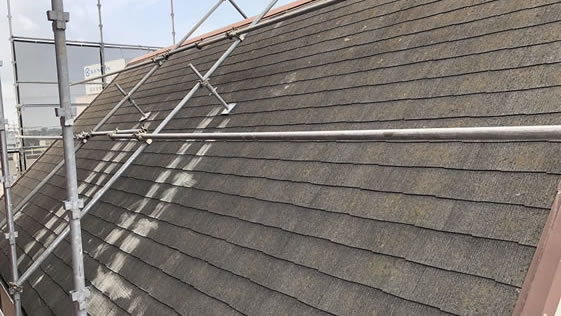 静岡県袋井市一般住宅 屋根の施工前画像