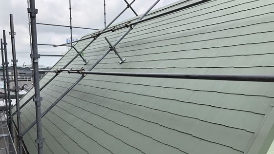 静岡県袋井市一般住宅 屋根の施工後画像