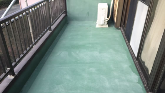 静岡県袋井市一般住宅 ベランダの施工前画像