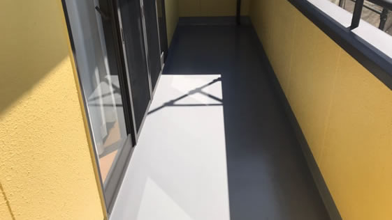 静岡県袋井市一般住宅 ベランダの施工後画像