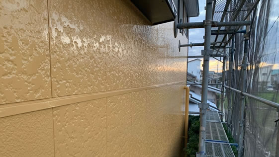 静岡県浜松市北区一般住宅 外壁の施工後画像