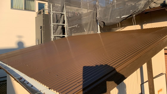 静岡県浜松市南区一般住宅 屋根の施工後画像