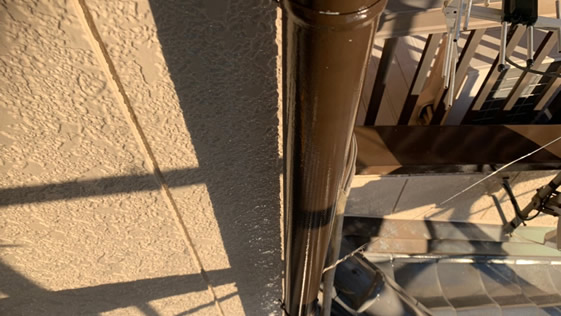 静岡県浜松市南区一般住宅 横樋の施工後画像