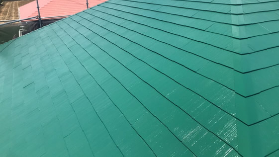 静岡県袋井市一般住宅 屋根の施工後画像