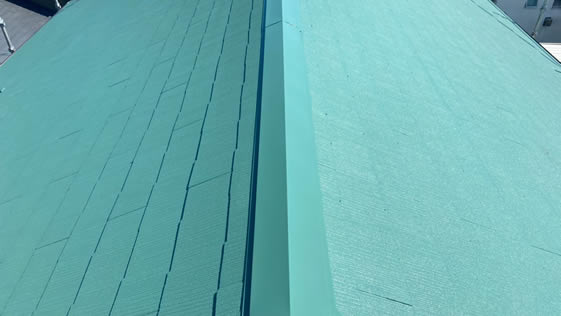 静岡県袋井市一般住宅 屋根の施工後画像