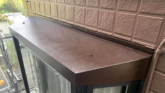 静岡県袋井市一般住宅 庇の施工後画像