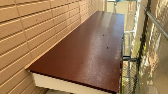 静岡県袋井市一般住宅 庇の施工前画像