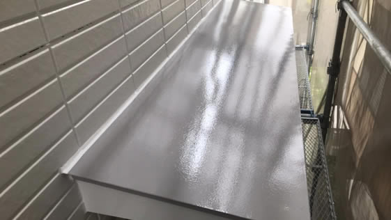 静岡県袋井市一般住宅 庇の施工後画像