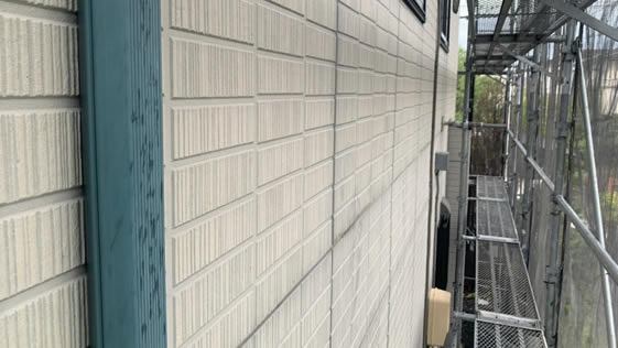 静岡県袋井市一般住宅 外壁の施工前画像