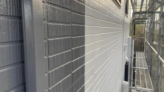 静岡県袋井市一般住宅 外壁の施工後画像