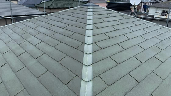 静岡県袋井市一般住宅 屋根の施工前画像