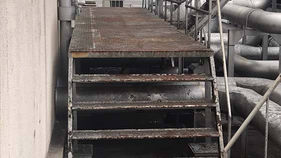 宇都宮市工場 付帯物の施工前画像