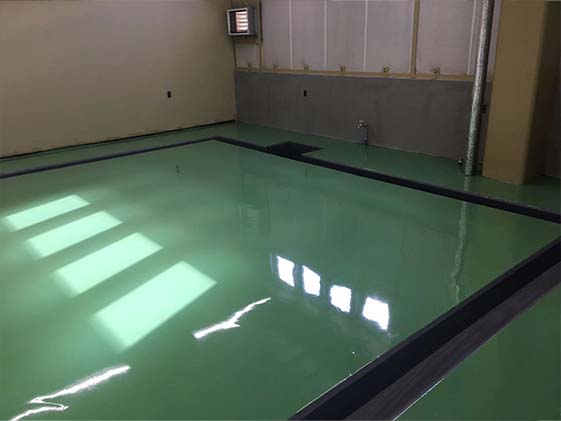 神奈川県茅ヶ崎市工場床の施工後画像
