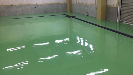 神奈川県茅ヶ崎市工場床 床の施工後画像