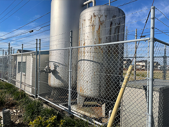 静岡県磐田市タンク塗装の施工後画像