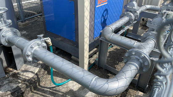 静岡県磐田市タンク塗装 塗装の施工後画像