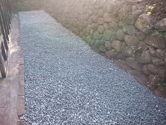 静岡県焼津市外構工事の施工前画像