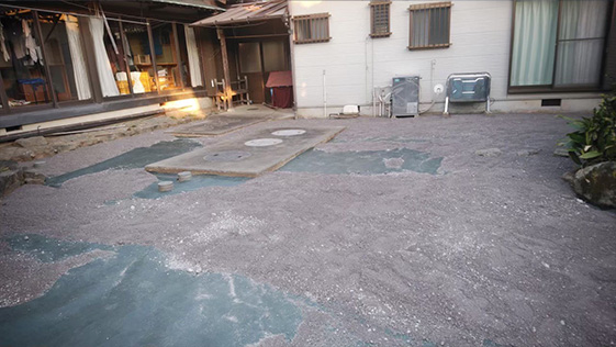 静岡県焼津市外構工事 リフォームの施工前画像