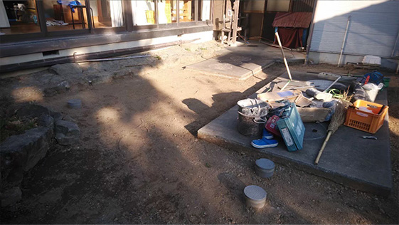 静岡県焼津市外構工事 リフォームの施工前画像