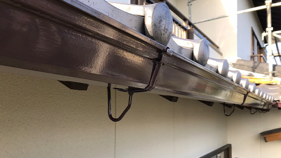 静岡県磐田市H様邸一般住宅 横樋の施工後画像