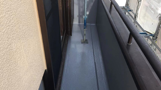 静岡県磐田市O様邸一般住宅 ベランダの施工後画像