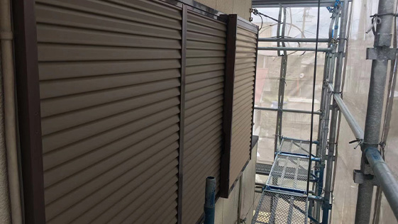 静岡県磐田市O様邸一般住宅 雨戸の施工前画像