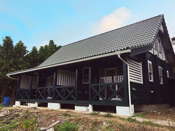 沖縄県石垣島外壁塗装の施工前画像