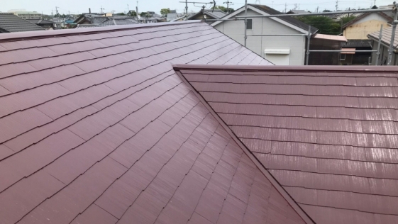 静岡県浜松市K様邸一般住宅 屋根の施工後画像