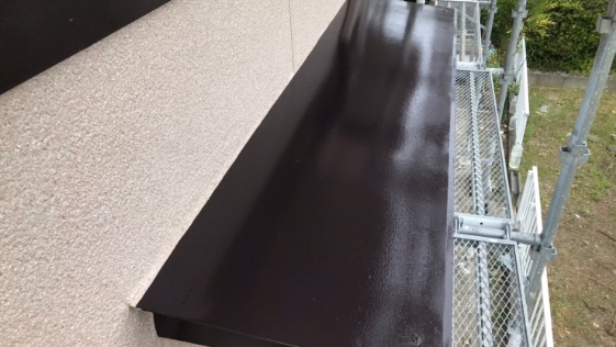 静岡県浜松市K様邸一般住宅 庇の施工後画像