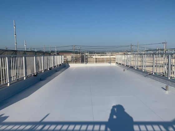 静岡県袋井市K様事務所防水の施工前画像