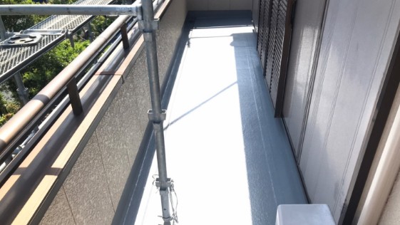 静岡県浜松市O様邸一般住宅 ベランダの施工後画像