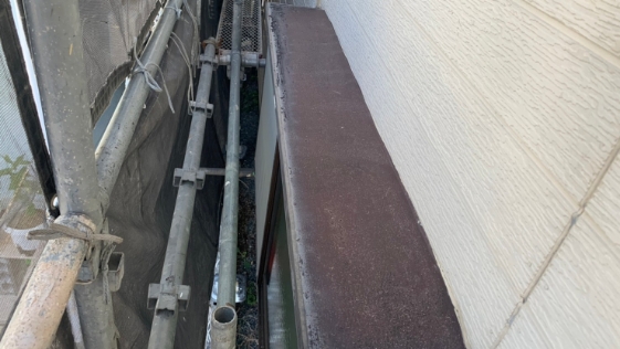 静岡県浜松市K様邸一般住宅 庇の施工前画像