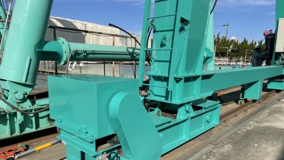 静岡県焼津市クレーン鉄骨塗装 鉄骨の施工前画像